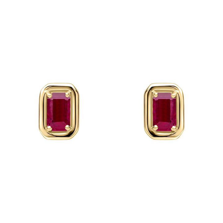 9ct Gold Ruby Earrings GE2479RElements GoldGE2479R