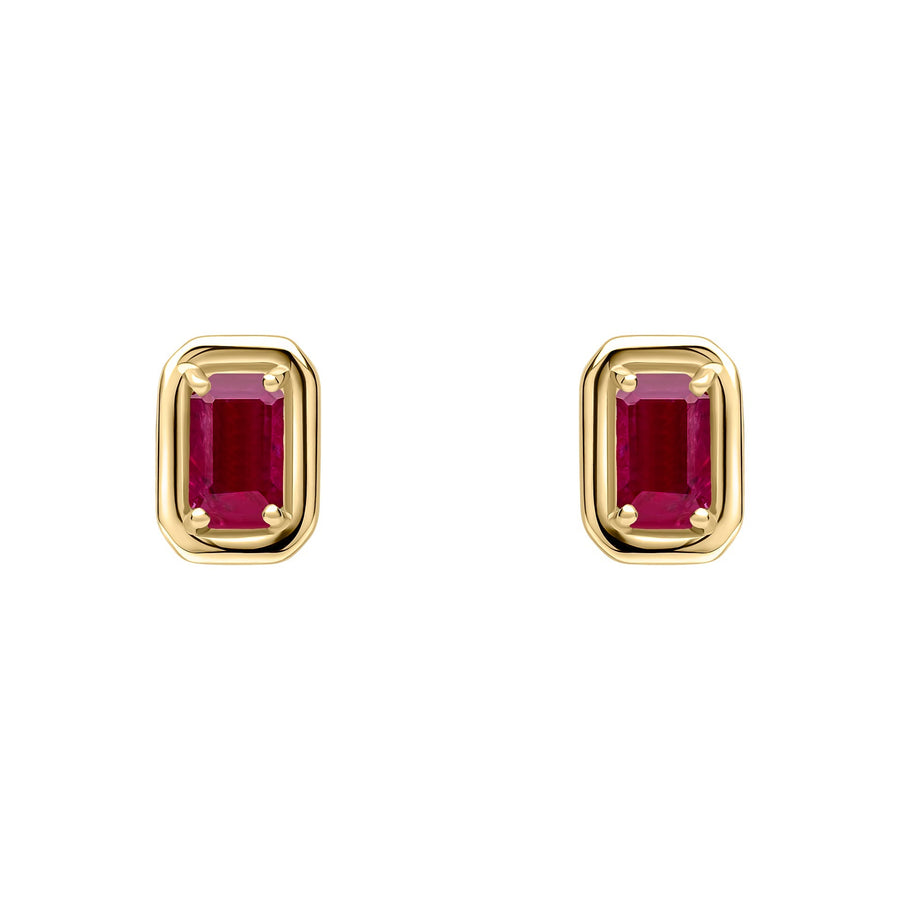 9ct Gold Ruby Earrings GE2479RElements GoldGE2479R