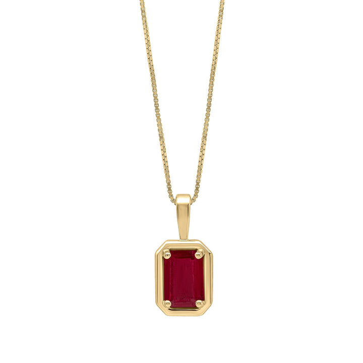 9ct Gold Ruby Pendant GP2371RElements GoldGP2371R