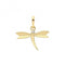 9ct Gold Single Zirconia Set Dragonfly Pendant PN1269Acotis Gold JewelleryPN1269