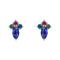 9ct Gold Topaz Rhodolite Earrings GE2483Elements GoldGE2483