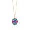 9ct Gold Topaz Rhodolite Pendant GP2361Elements GoldGP2361