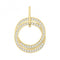 9ct Gold Zirconia Entwined Circles Pendant PN1258Acotis Gold JewelleryPN1258