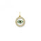 9ct Gold Zirconia Evil Eye Pendant PN1262Acotis Gold JewelleryPN1262