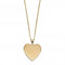 9ct Heart Engraveable Disc Necklace GP2237Elements GoldGP2237