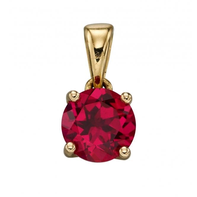 9ct July Created Ruby Pendant GP2194Elements GoldGP2194