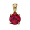 9ct July Created Ruby Pendant GP2194Elements GoldGP2194