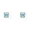 9ct March Aquamarine 4mm Stud Earrings GE2328Elements GoldGE2328
