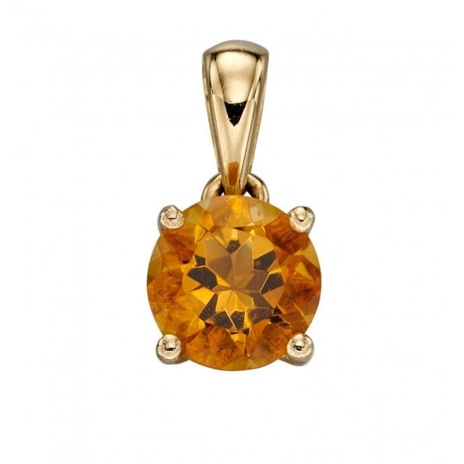 9ct November Citrine Pendant GP2198Elements GoldGP2198