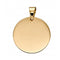 9ct Plain Disc Pendant GP2226Elements GoldGP2226
