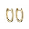 9ct Plain Gold Huggie 11mm Earrings GE2325Elements GoldGE2325