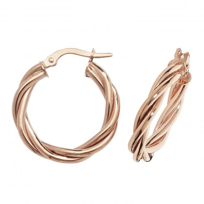 9ct Rose Gold 30mm Hoop Earrings ER1006RAcotis Gold JewelleryER1006R - 10
