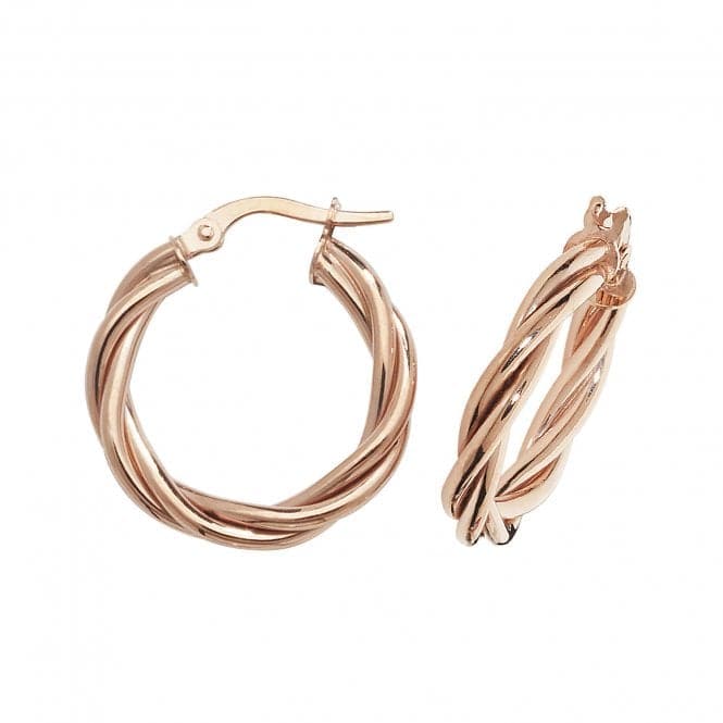 9ct Rose Gold 30mm Hoop Earrings ER1006RAcotis Gold JewelleryER1006R - 10