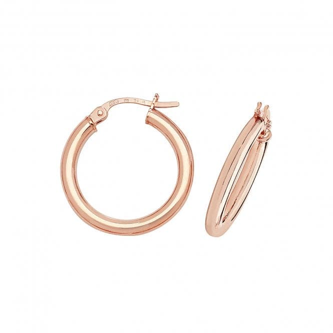 9ct Rose Gold 30mm Hoop Earrings ER531RAcotis Gold JewelleryER531R - 15