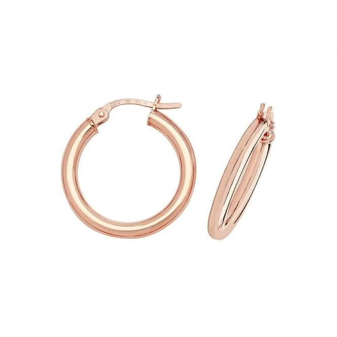 9ct Rose Gold 30mm Hoop Earrings ER531RAcotis Gold JewelleryER531R - 10