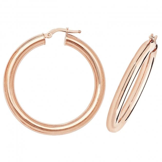 9ct Rose Gold 50mm Hoop Earrings ER1004RAcotis Gold JewelleryER1004R - 30