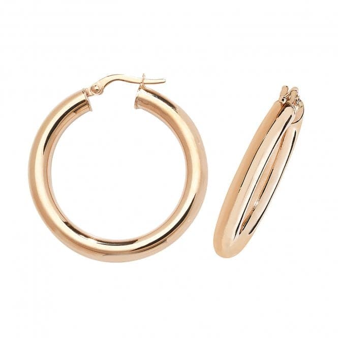 9ct Rose Gold 50mm Hoop Earrings ER1004RAcotis Gold JewelleryER1004R - 25