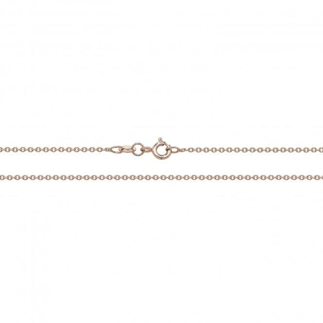 9ct Rose Gold Cable Chain CH435RAcotis Gold JewelleryCH435R/18