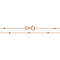 9ct Rose Gold Flat Trace + Bead Chain CH179RAcotis Gold JewelleryCH179R/07