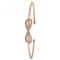 9ct Rose Gold Ladies Open Hinged Zirconia Bangle BN403RAcotis Gold JewelleryBN403R