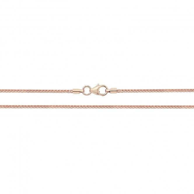 9ct Rose Gold Spiga Chain CH487RAcotis Gold JewelleryCH487R/18