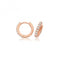 9ct Rose Gold Zirconia Clicker Hoops ES1702RAcotis Gold JewelleryES1702R