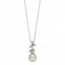 9ct Wg Fresh Water Pearl & Diamond Leaf Design Pendant GP2238WElements GoldGP2238W