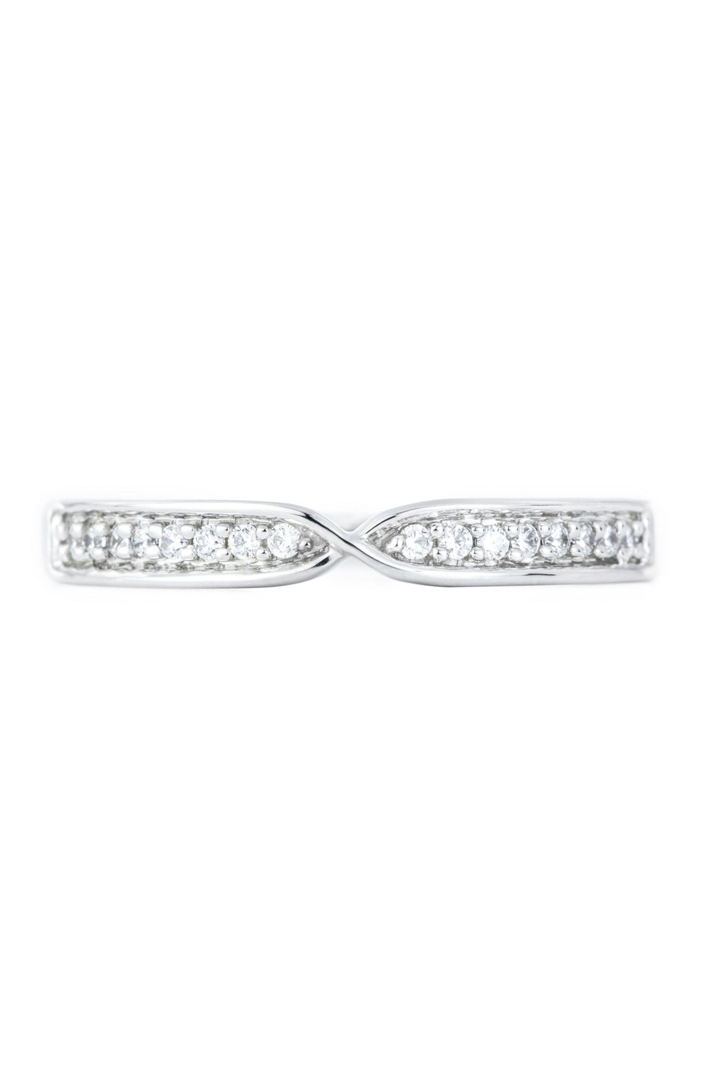 9ct White Gold 0.10ct Diamond Eternity RingThe Fine CollectiveBA0060354 - L