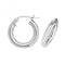 9ct White Gold 10mm Hoop Earrings ER381WAcotis Gold JewelleryER381W