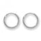 9ct White Gold 10mm Sleepers ES110WAcotis Gold JewelleryES110W