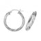 9ct White Gold 15mm Hoop Earrings ER349WAcotis Gold JewelleryER349W