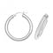 9ct White Gold 20mm Hoop Earrings ER383WAcotis Gold JewelleryER383W