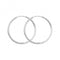9ct White Gold 22mm Sleepers ES114WAcotis Gold JewelleryES114W