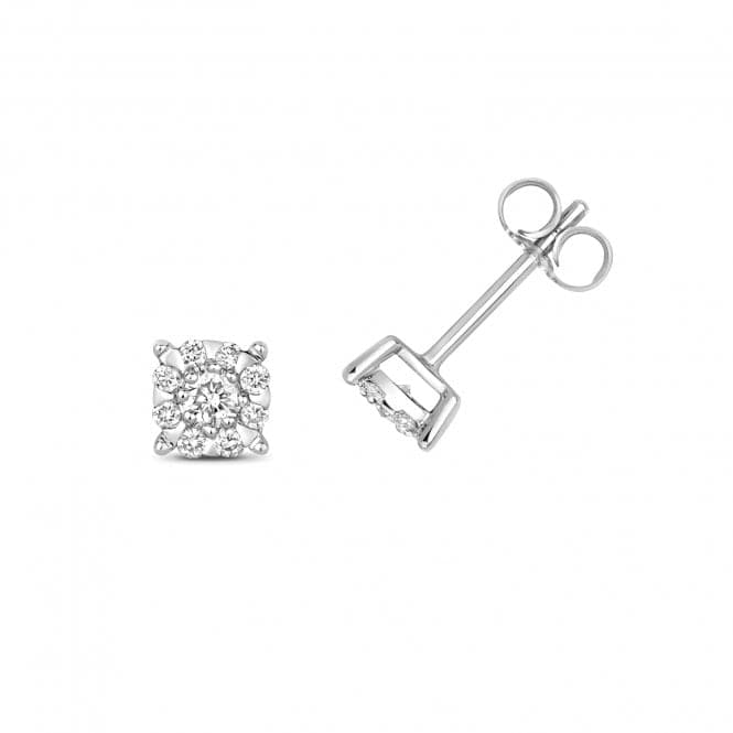 9ct White Gold 2x5.8mm 1.50ct Look Earrings ED188WDiamond JewelleryED188W