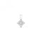9ct White Gold 5.8mm 0.75ct Look Pendant PD142WDiamond JewelleryPD142W