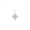 9ct White Gold 6.8mm 1.25ct Look Pendant PD143WDiamond JewelleryPD143W