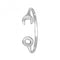 9ct White Gold Babies Spanner Bangle BN356WAcotis Gold JewelleryBN356W