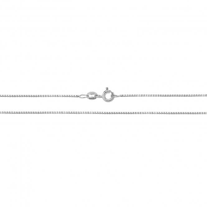 9ct White Gold Box Chain CH430WAcotis Gold JewelleryCH430W/20