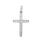 9ct White Gold Cross Zirconia Pendant PN349WAcotis Gold JewelleryPN349W