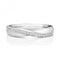 9ct White Gold Crossover Band Ring W241W/IWedding BandsW241W/J