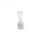 9ct White Gold Diamond 4 Claw Pendant PD301WDiamond JewelleryPD301W