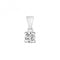 9ct White Gold Diamond 4 Claw Pendant PD303WDiamond JewelleryPD303W