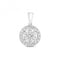 9ct White Gold Diamond Brilliant Halo Pendant PDQ149WDiamond JewelleryPDQ149W