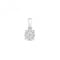 9ct White Gold Diamond Brilliant Illusion Pendant PD174WDiamond JewelleryPD174W