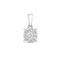 9ct White Gold Diamond Brilliant Illusion Pendant PD176WDiamond JewelleryPD176W