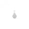 9ct White Gold Diamond Cluster Pendant PD155WDiamond JewelleryPD155W