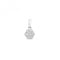 9ct White Gold Diamond Cluster Pendant PD156WDiamond JewelleryPD156W