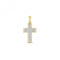 9ct White Gold Diamond Cross Pave Set Pendant PD120Diamond JewelleryPD120