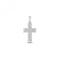 9ct White Gold Diamond Cross Pave Set Pendant PD120WDiamond JewelleryPD120W