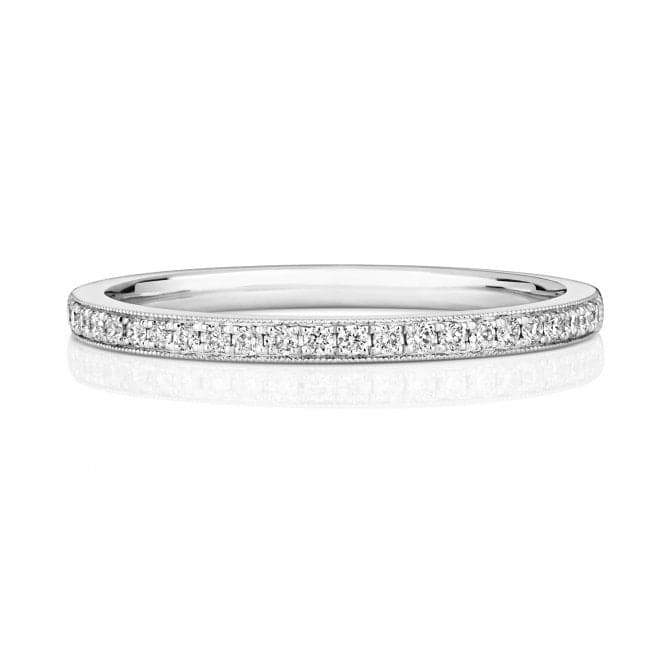 9ct White Gold Diamond Half Eternity Ring WQ272W/IWedding BandsWQ272W/J